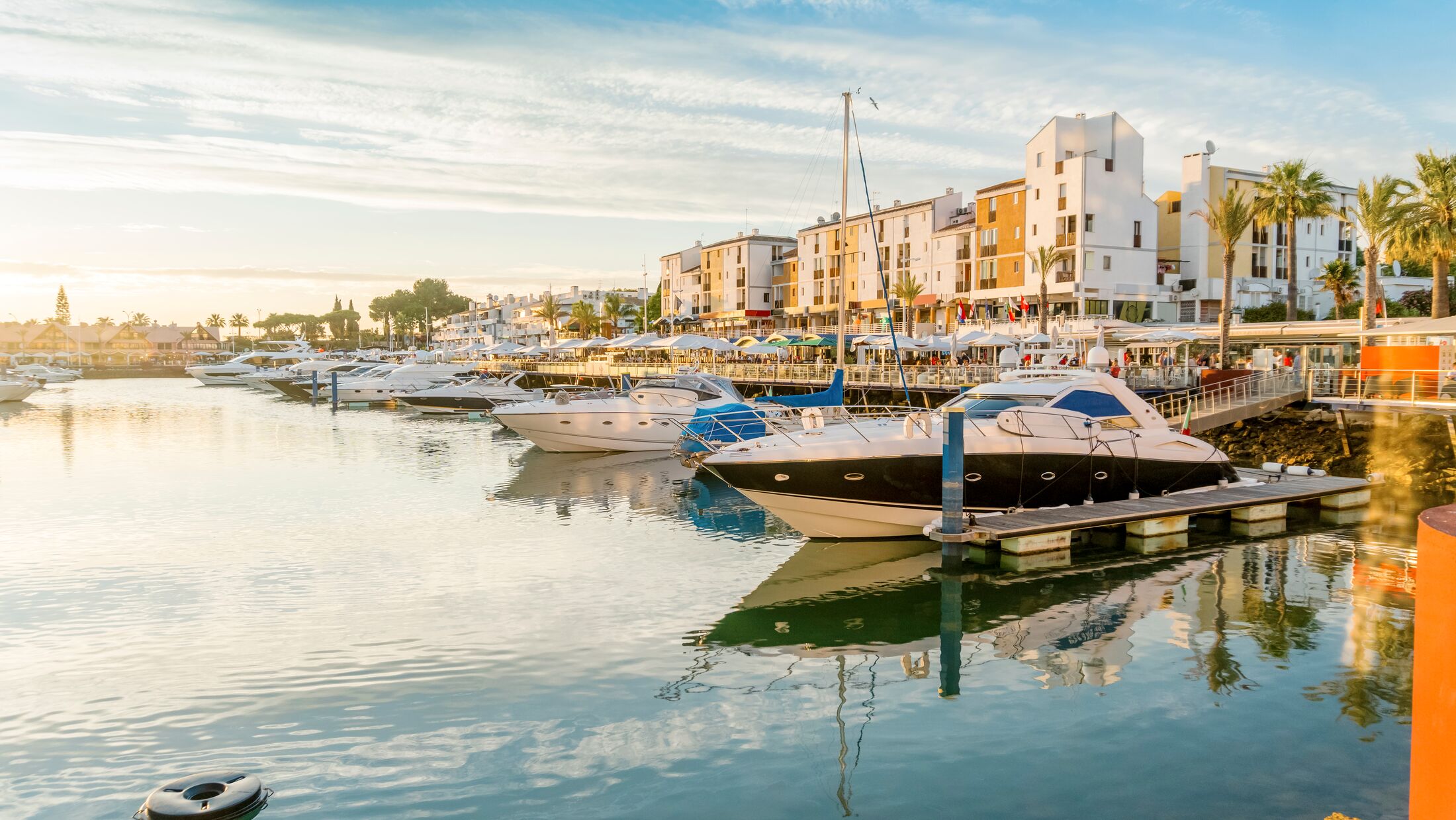 Beautiful marina in touristic and rich Vilamoura, Quarteira, Algarve, Portugal